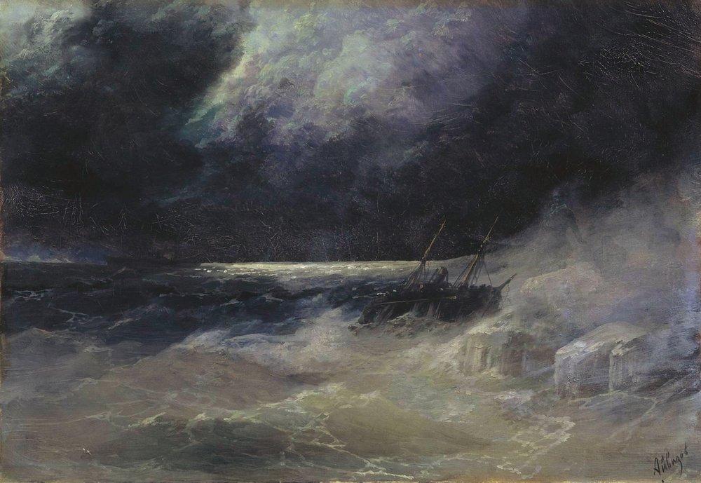 The Tempest — Iván Aivazovski