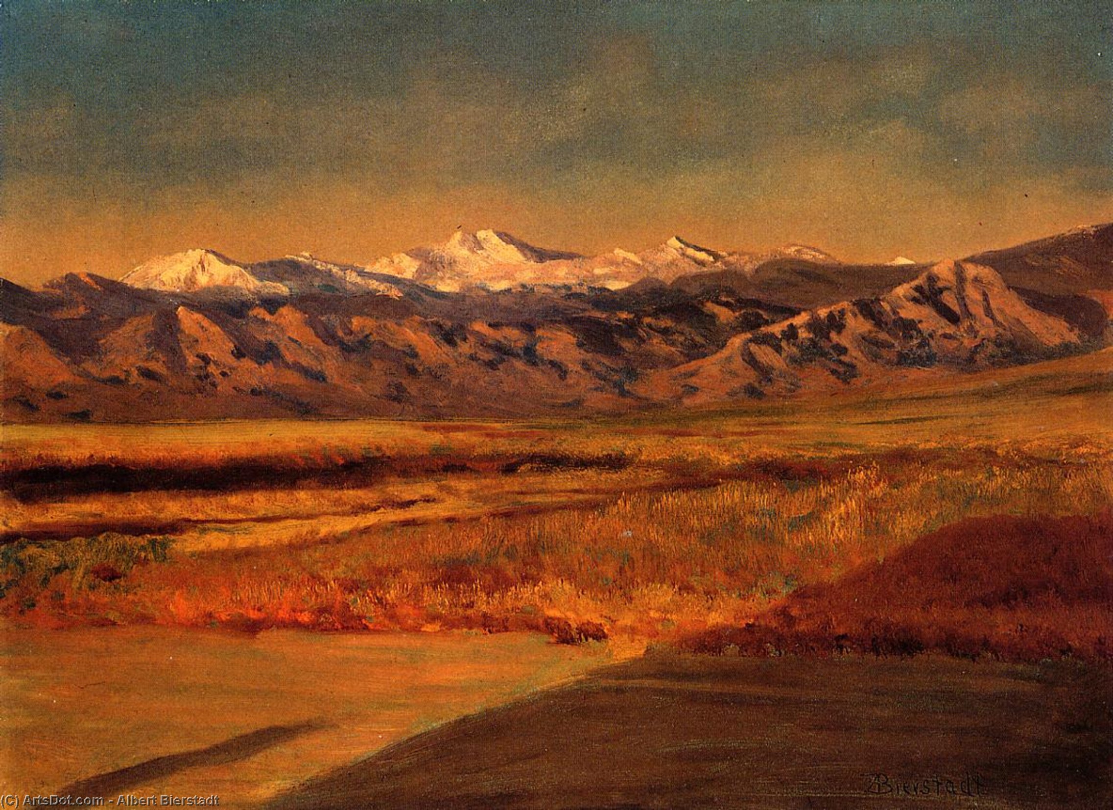 The Grand Tetons — Albert Bierstadt