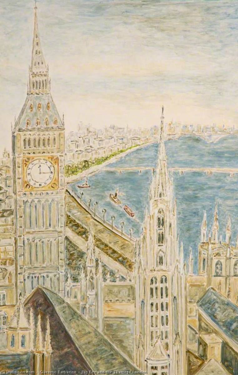 Big Ben And The Thames, London — Giacomo Barbarino