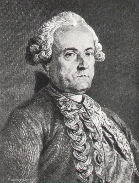 Portrait Of Toussaint-guillaume Picquet De La Motte — Charles Nicolas Cochin