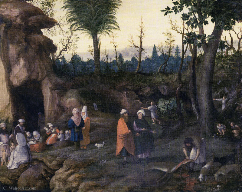 Landscape With Nomads — Cornelis Van Dalem