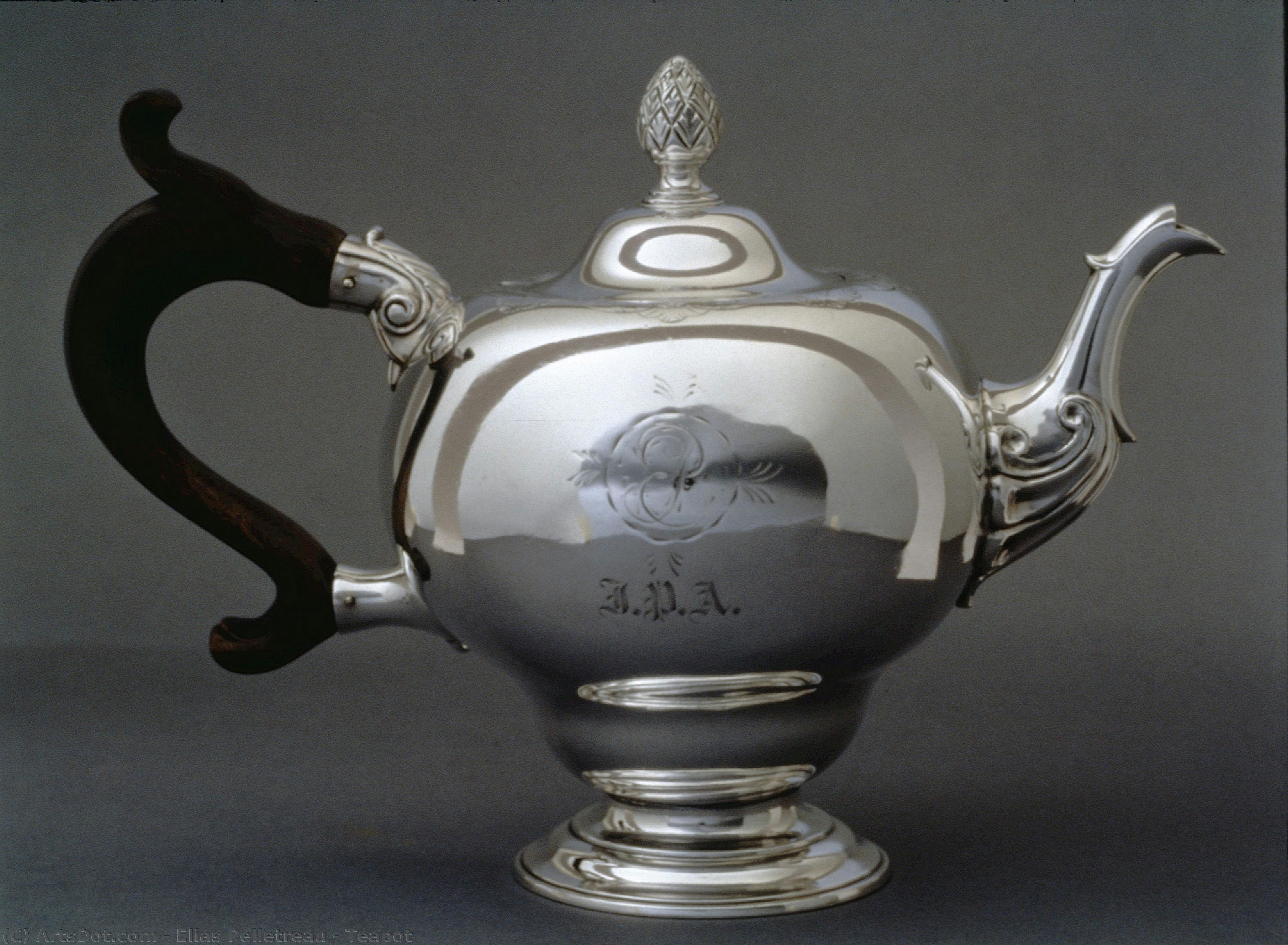Teapot — Elias Pelletreau