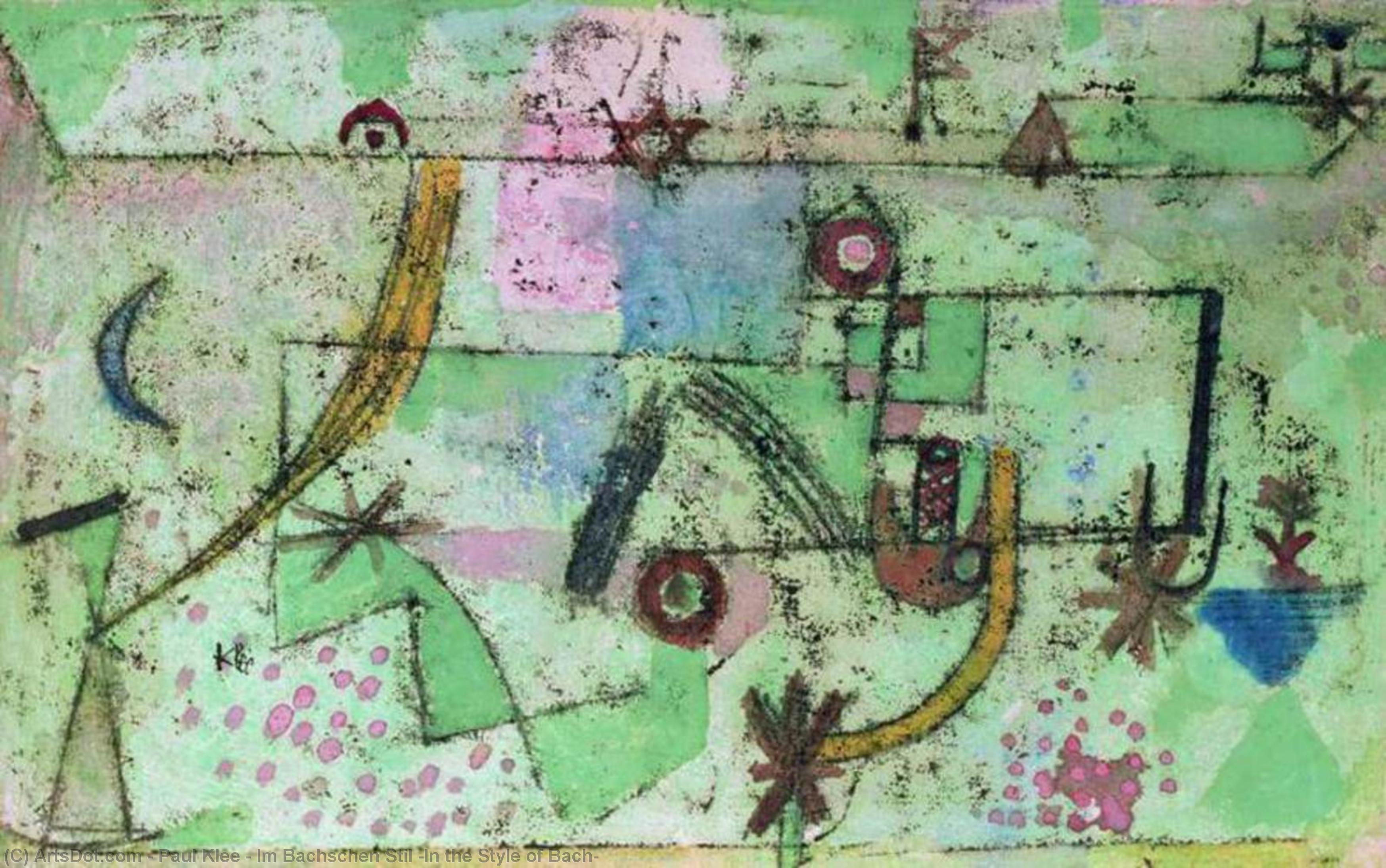 En El Estilo De Bach — Paul Klee