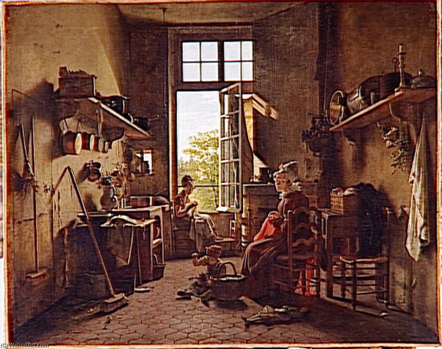 Interieur D'une Cuisine — Michel Martin Drolling