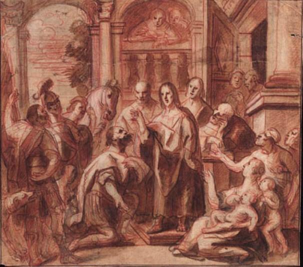 Christ And The Headman Of Capernaum — Jacob Jordaens