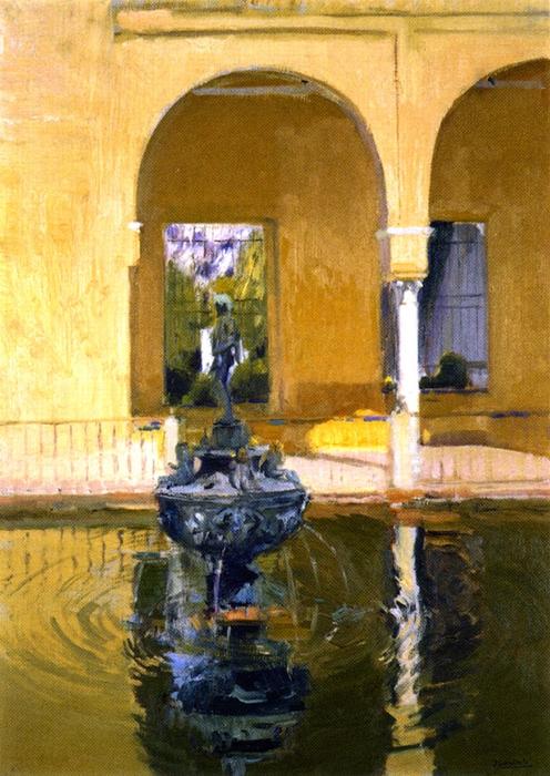Fuente De Rey Moro, Alcázar De Sevilla — Joaquín Sorolla Y Bastida