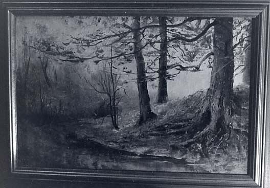 (study Of Trees And Stream), (painting) — Frank Harold Hayward