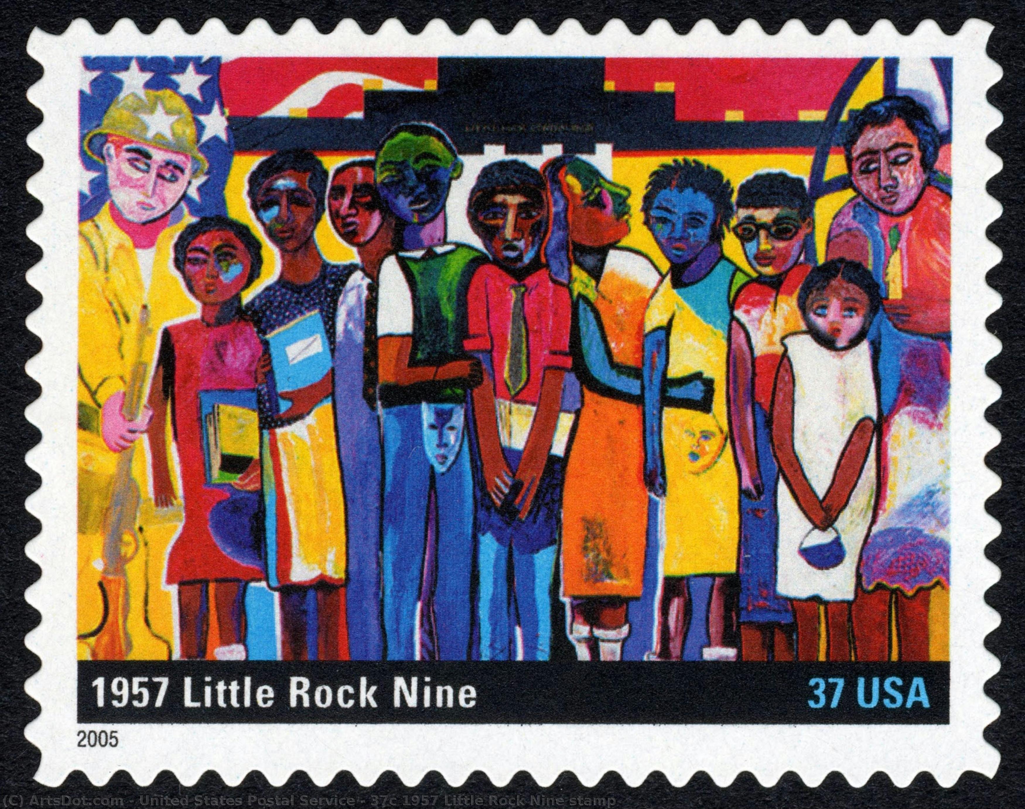 37c 1957 Little Rock Nine Stamp — United States Postal Service