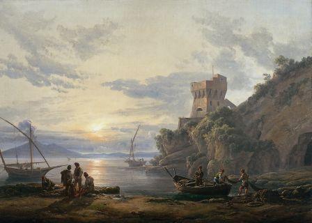 Coast Near Castellammare In The Morning Mist — Johan Christian Claussen Dahl