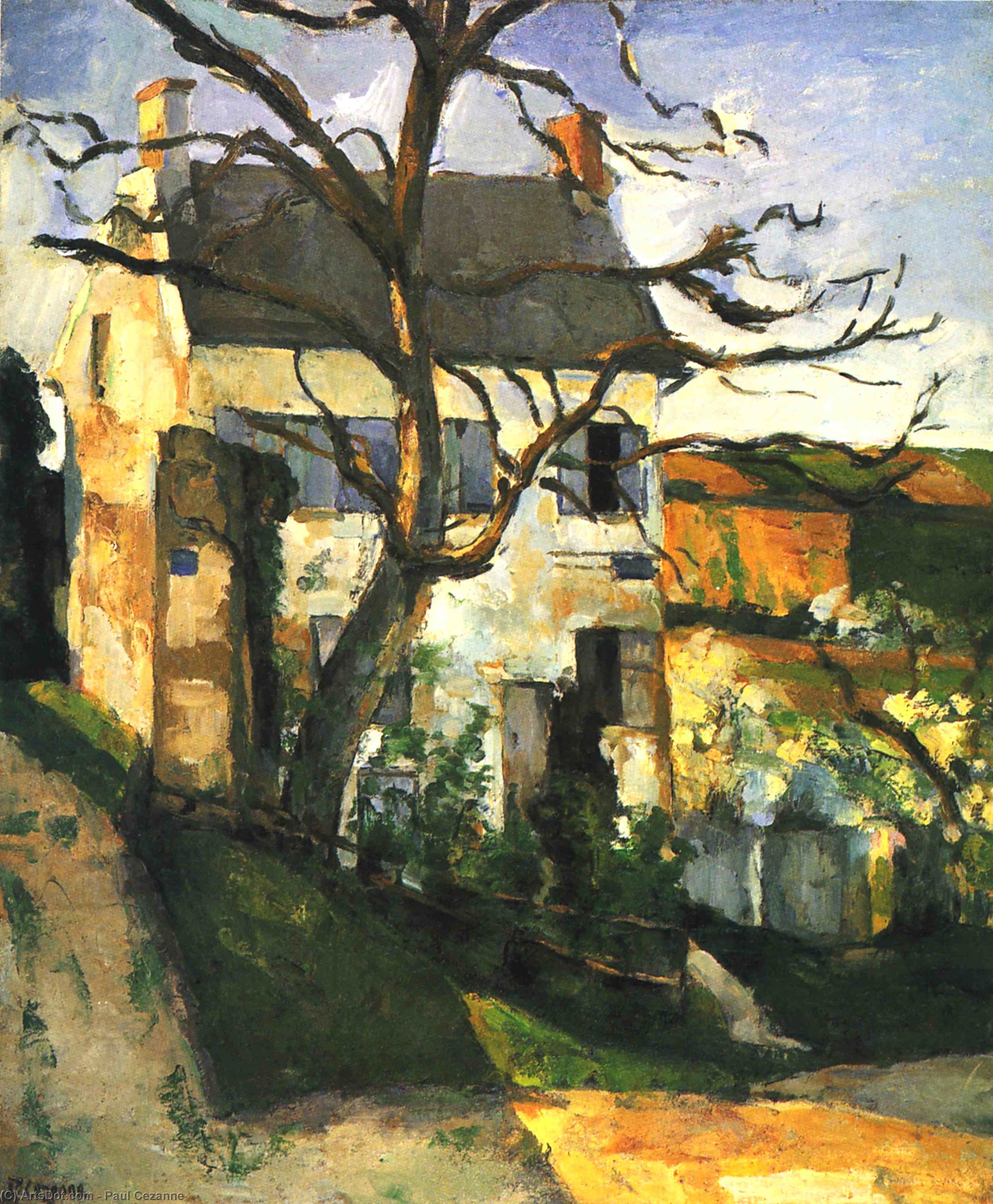 The House And The Tree — Paul Cézanne