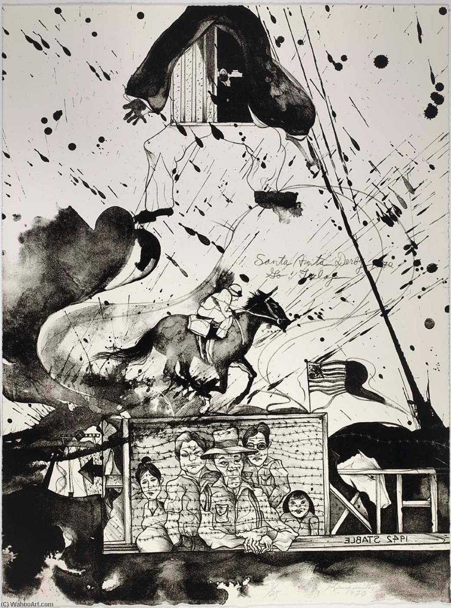 Santa Anita Yesterday And Today (portfolio Illustrations) — Matsumi Kanemitsu