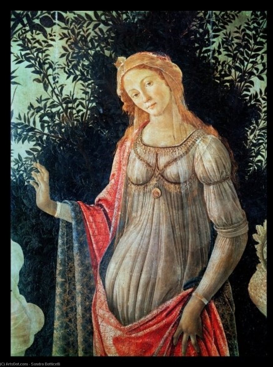 Primavera, Detail Of Venus — Sandro Botticelli