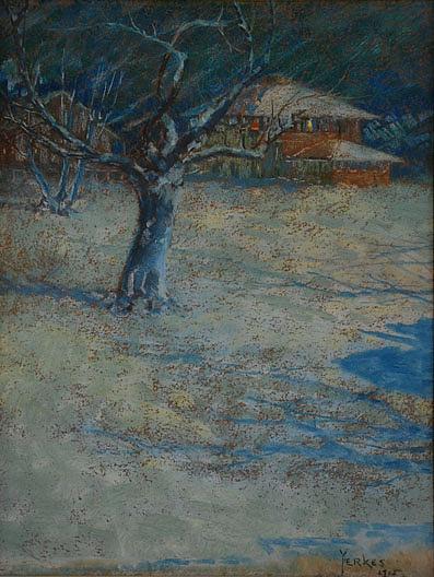 Mary Agnes Yerkes' House, (painting) — Mary Agnes Yerkes