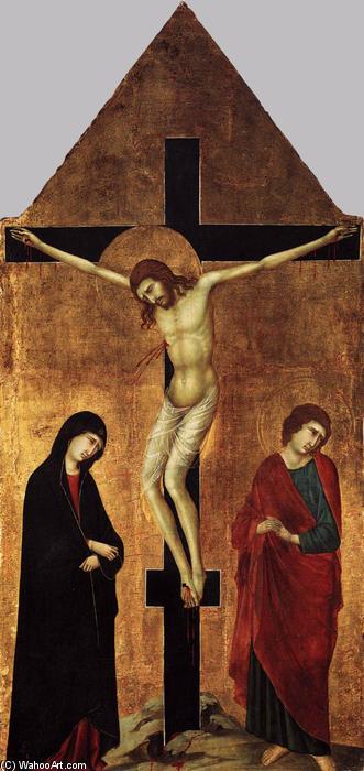 Crucifixion With The Virgin And St John The Evangelist — Ugolino Di Nerio