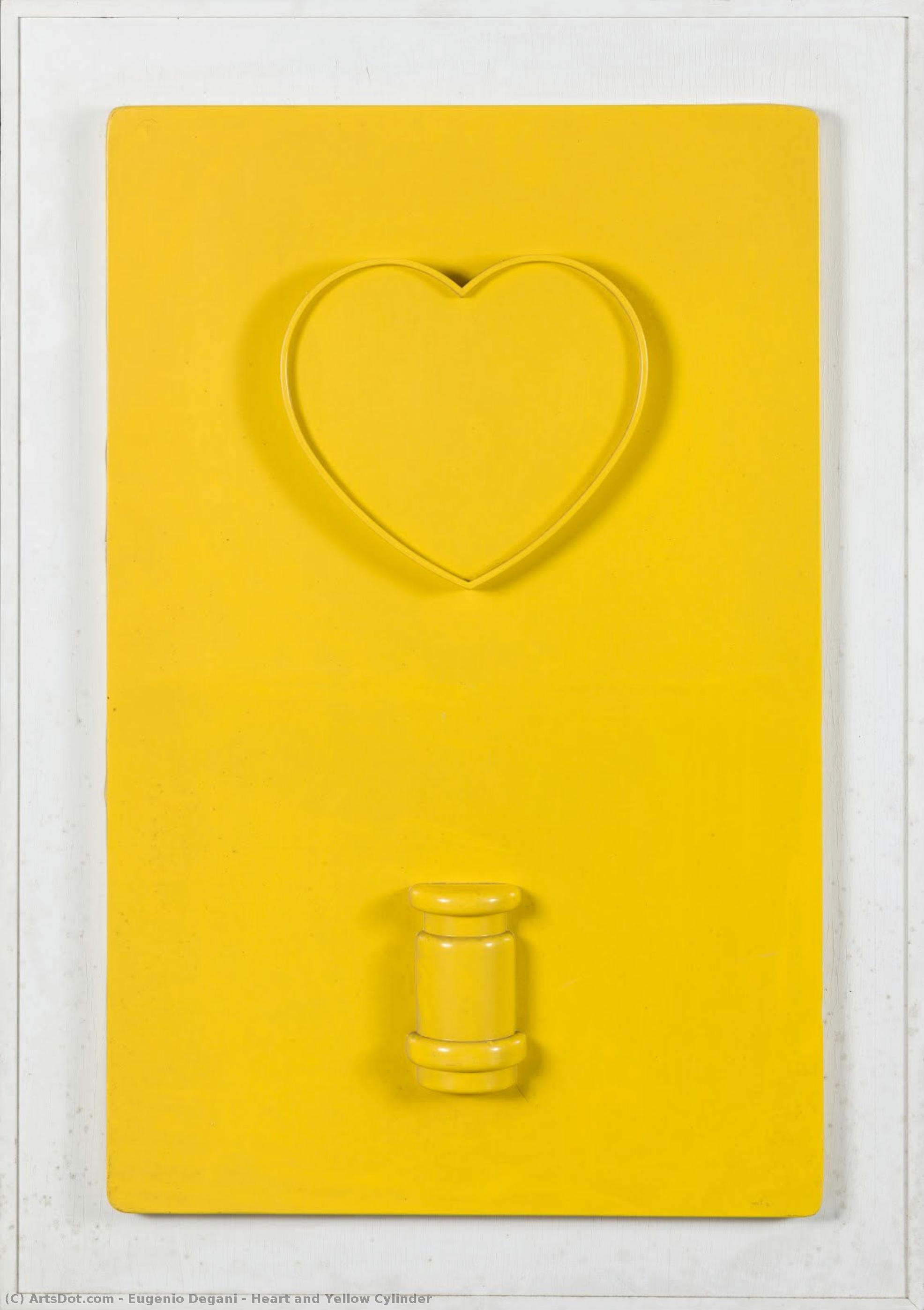 Heart And Yellow Cylinder — Eugenio Degani