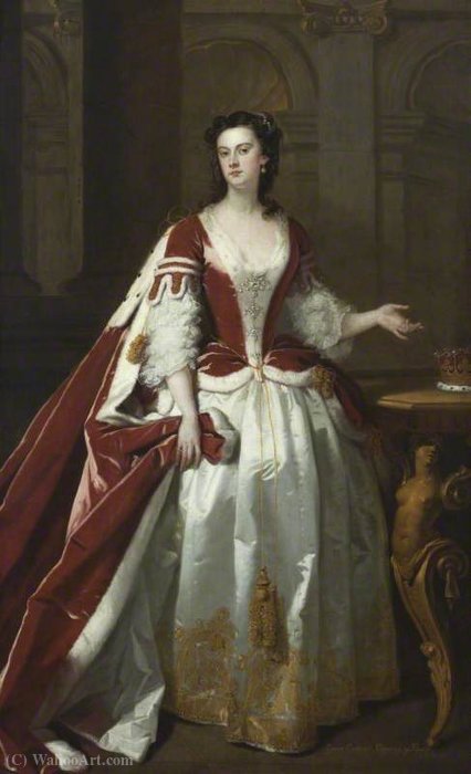 Lady Grace Carteret (1713–1755), Countess Of Dysart — John Vanderbank