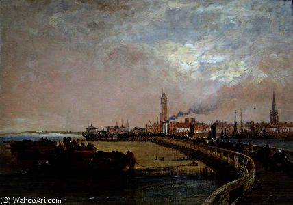 By The Docks, Calais — Arthur Joseph Meadows