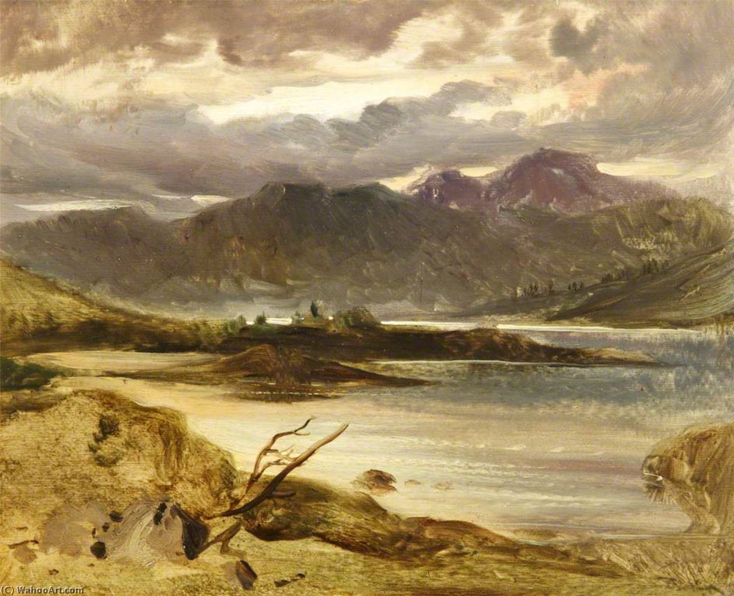 A Lake Scene — エドウィン・ランドシーア