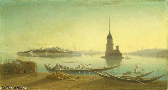 La Tour De Léandre, Constantinople — Charles Théodore Frère Dit Frère Bey