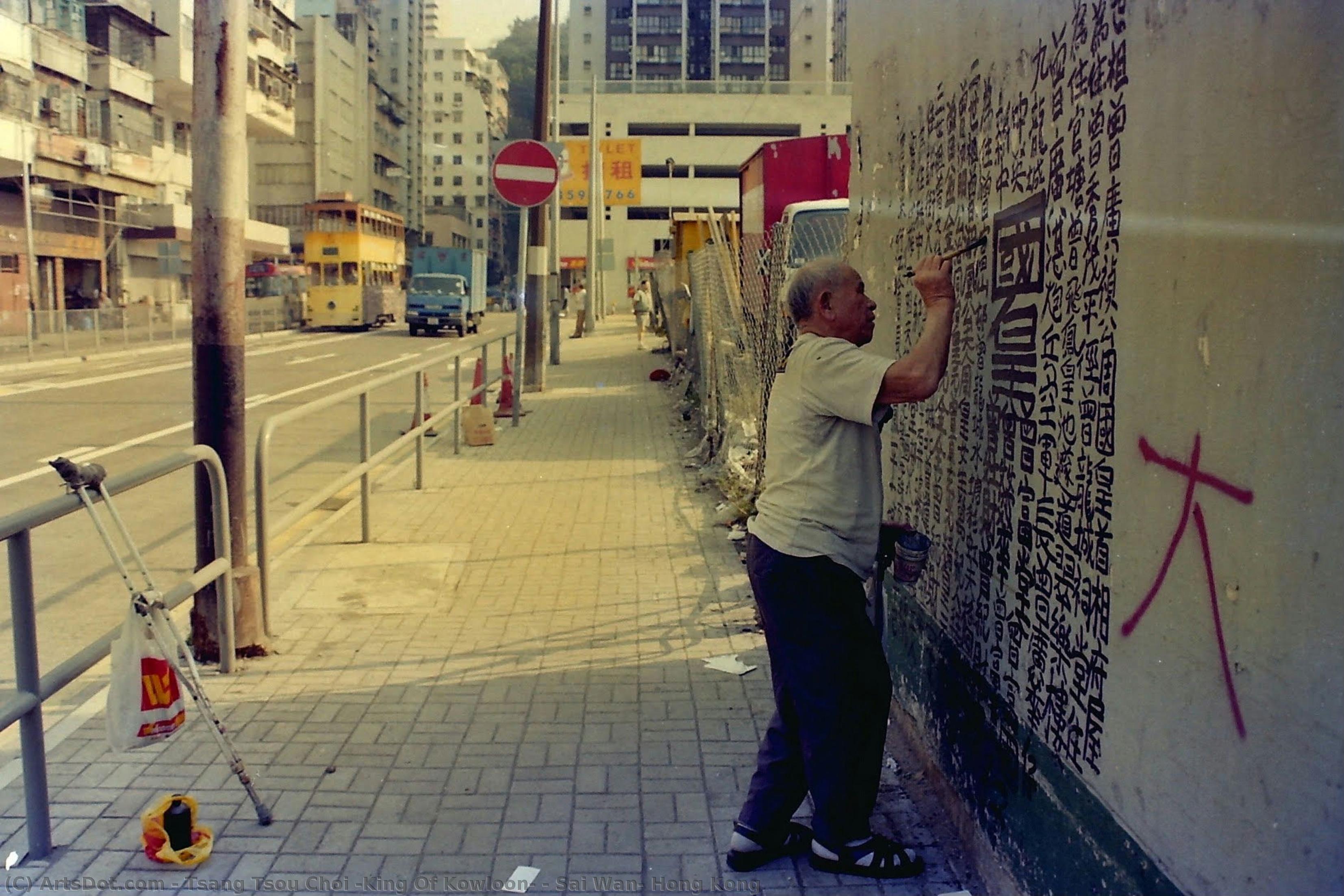 Sai Wan, Hong Kong — Tsang Tsou Choi (king Of Kowloon)