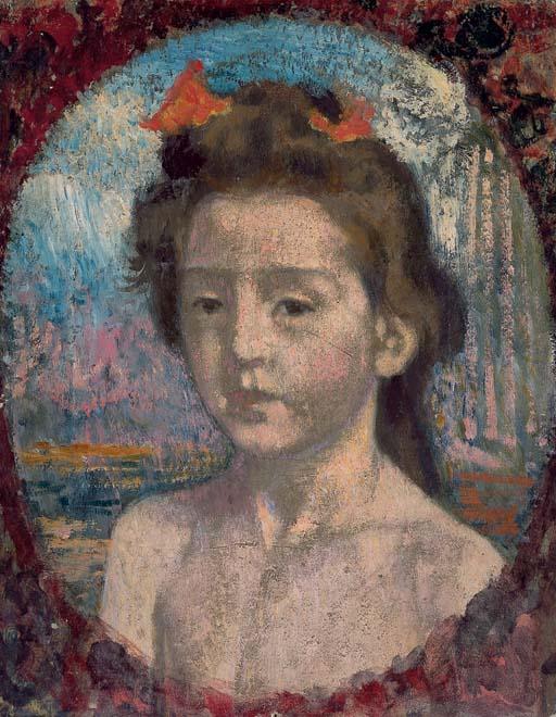 Portrait De Jeune Fille — Georges Lemmen