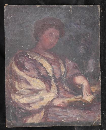 Femme Assise Lisant — Valentine Reyre