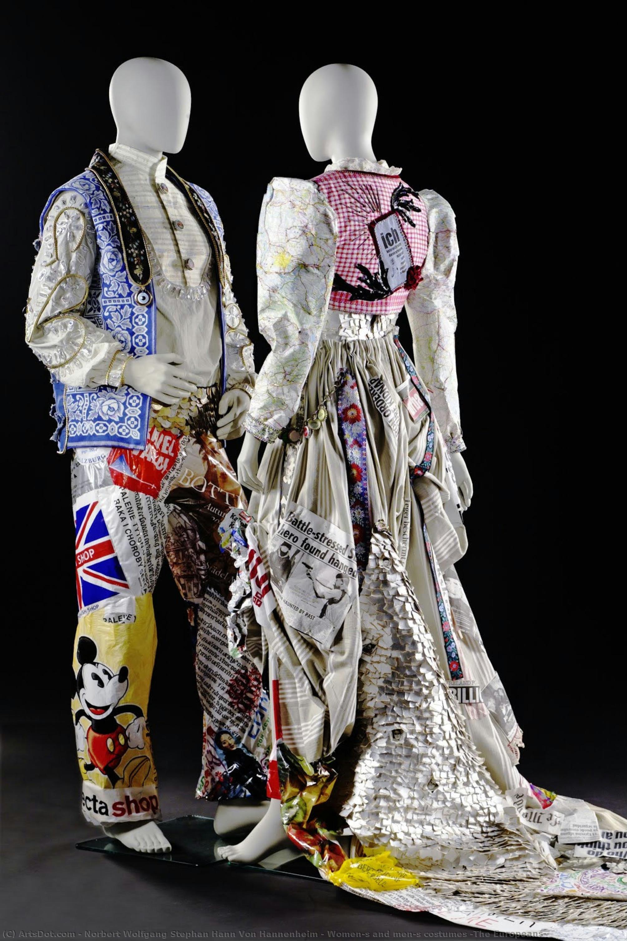 Women’s And Men’s Costumes “the Europeans” — Norbert Wolfgang Stephan Hann Von Hannenheim