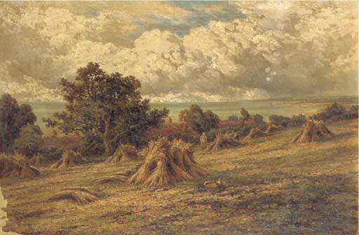 Harvesting On The Sussex Coast — Henry Hillier Parker