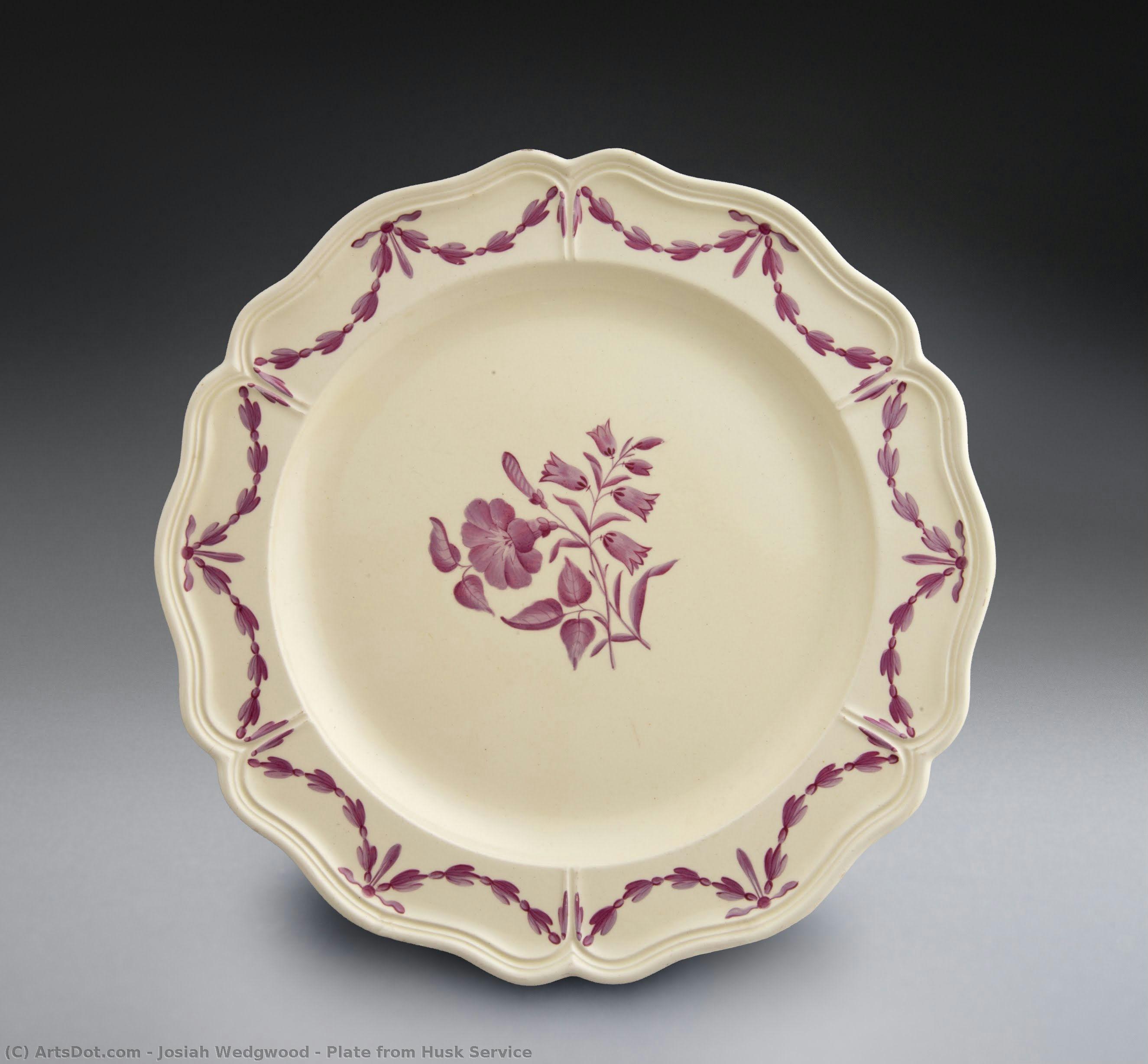 Plate From Husk Service — Josiah Wedgwood