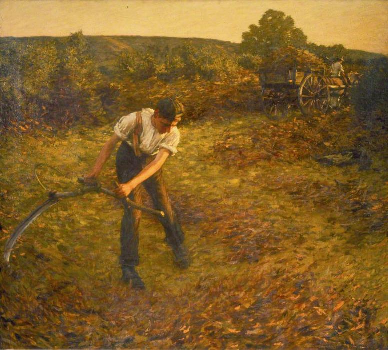 Mowing Bracken — Henry Herbert La Thangue