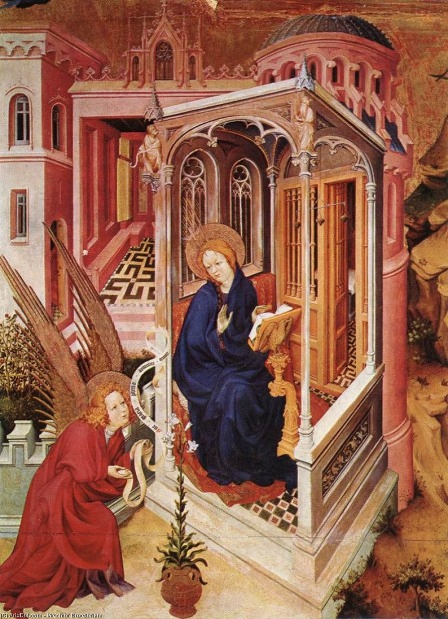 The Annunciation — Melchior Broederlam