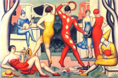 Les Arlequins — Jean Dominique Antony Metzinger