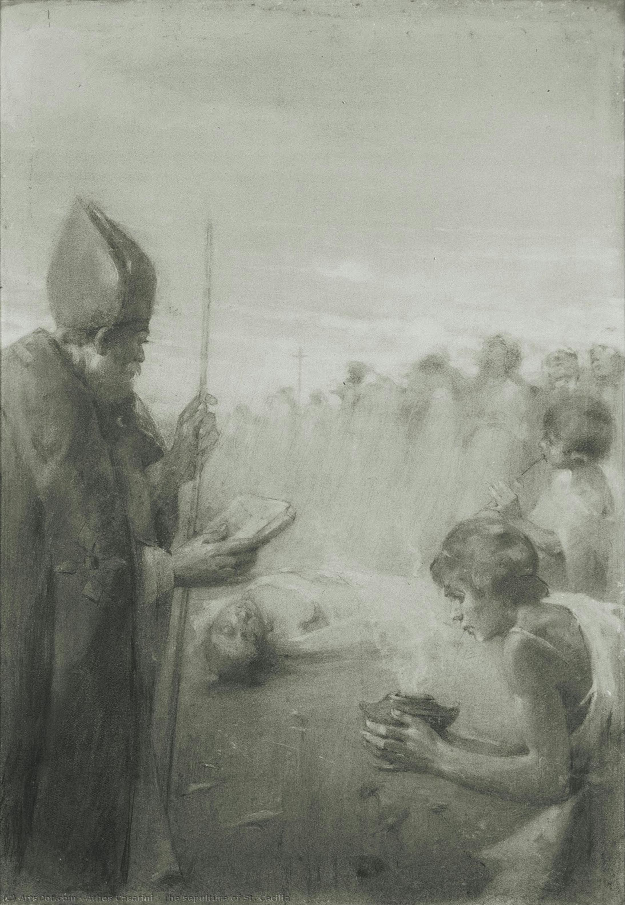 The Sepulture Of St. Cecilia — Athos Casarini