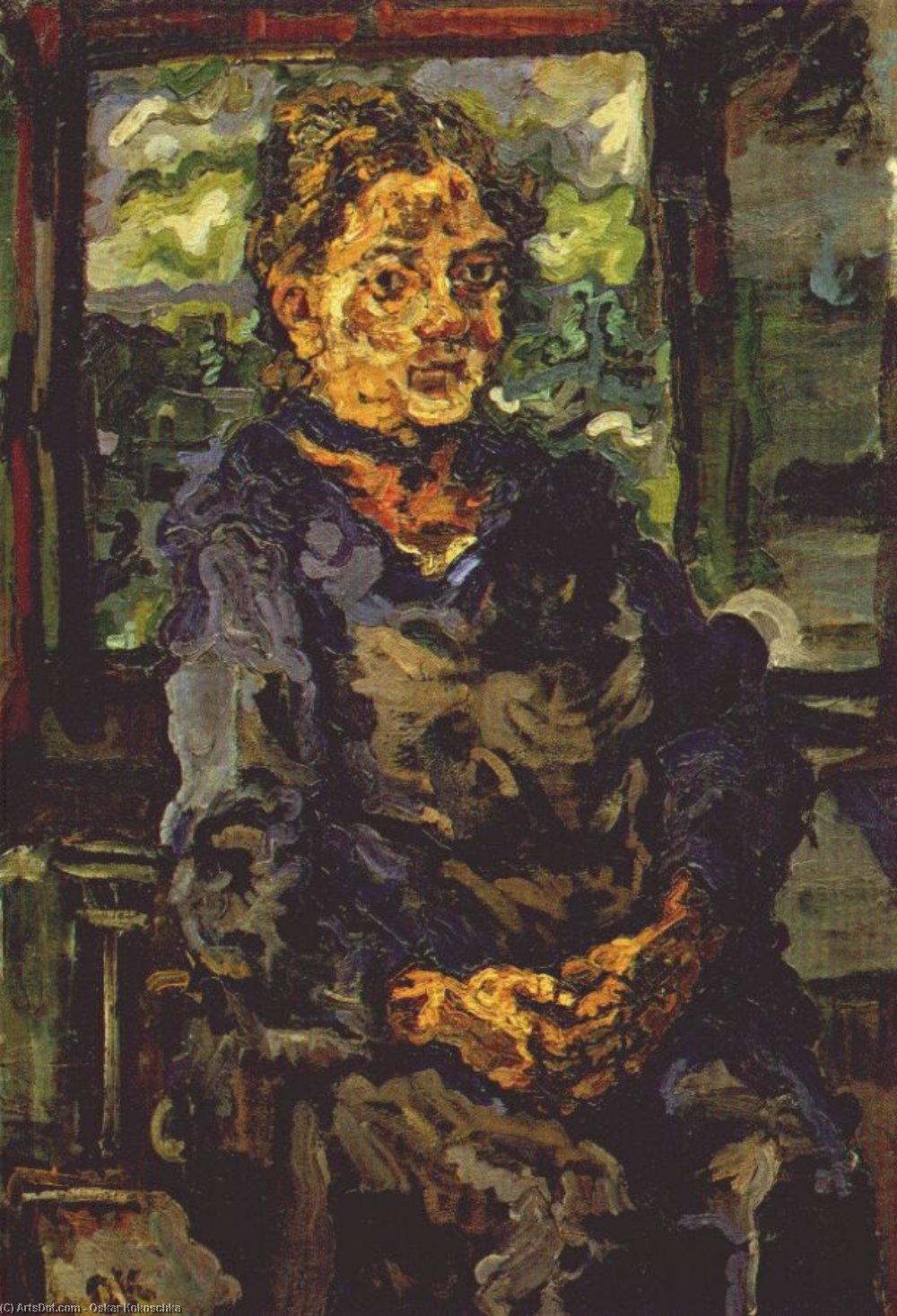 Portrait Of The Artists Mother — Oskar Kokoschka