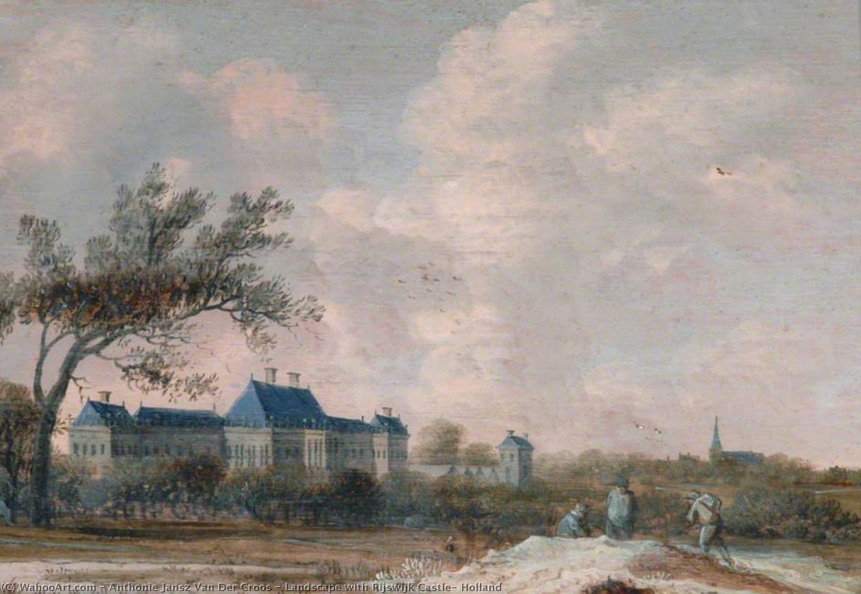 Landscape With Rijswijk Castle, Holland — Anthonie Jansz Van Der Croos
