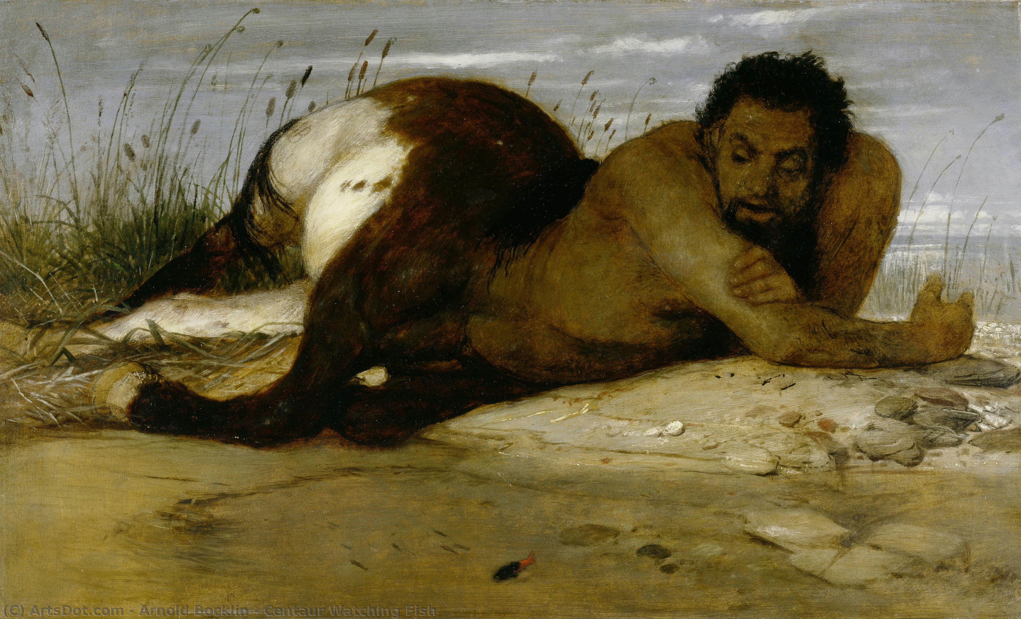 Centaur Watching Fish — Арнольд Бёклин