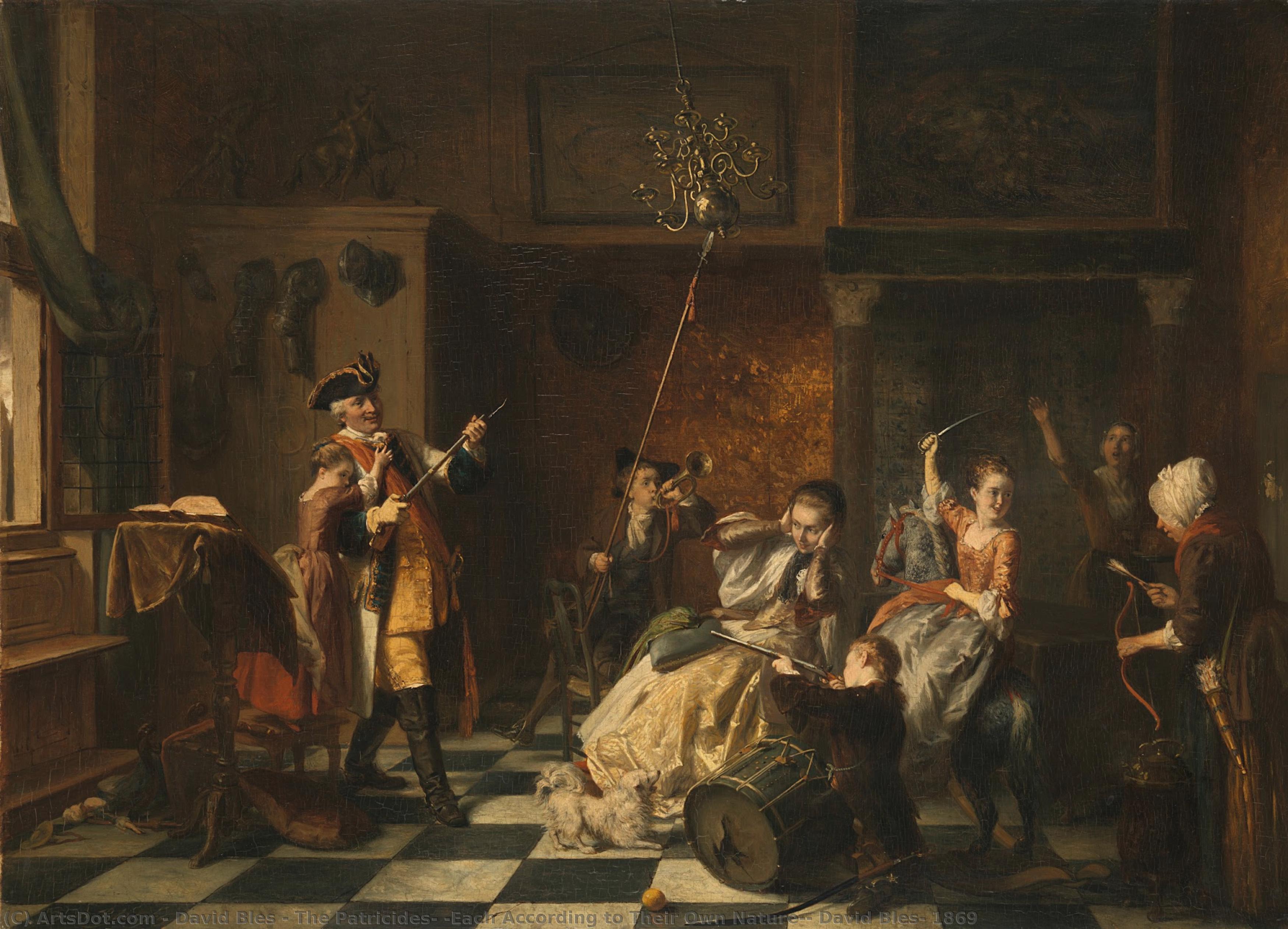 The Patricides, ‘each According To Their Own Nature’, David Bles, 1869 — David Bles