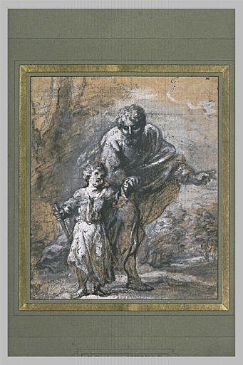 Promenade St. Joseph And The Infant Jesus — Bartolomé Esteban Murillo