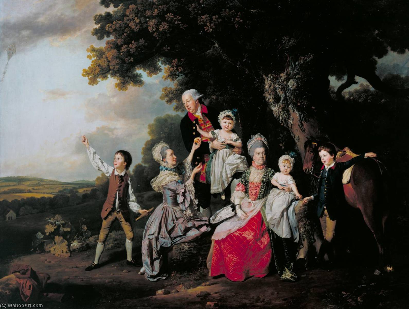 The Bradshaw Family — Johann Zoffany
