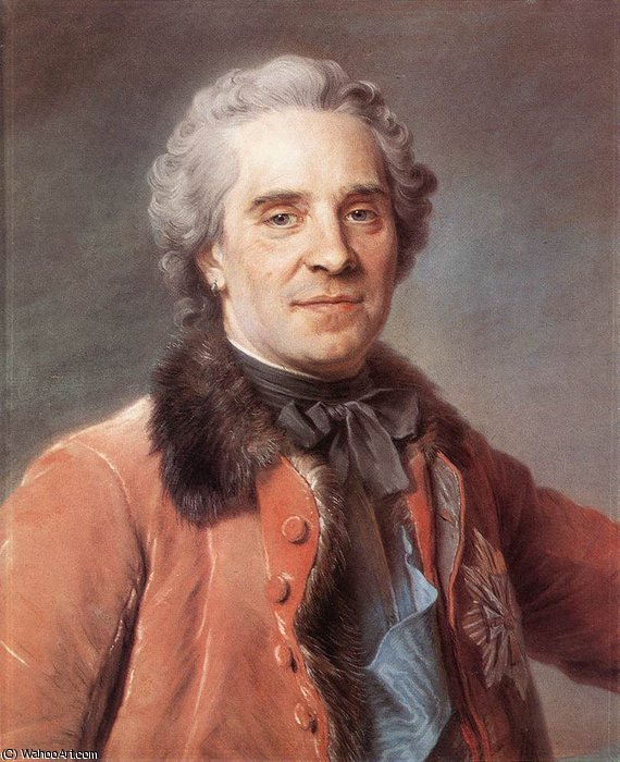 Comte De Saxe, Marshal Of France — Maurice Quentin De La Tour