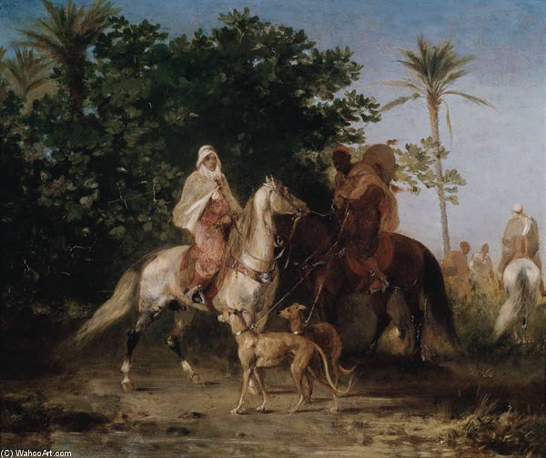 Departing For The Hunt — Eugène Fromentin