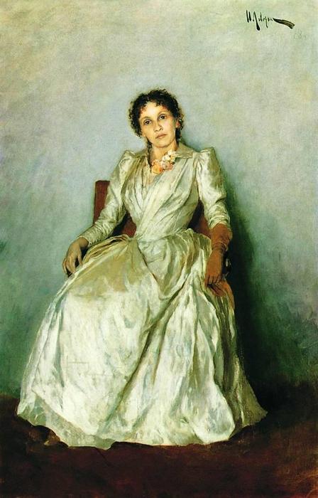 Portrait Of Sofia Petrovna Kuvshinnikov — Isaak Ilyich Levitan
