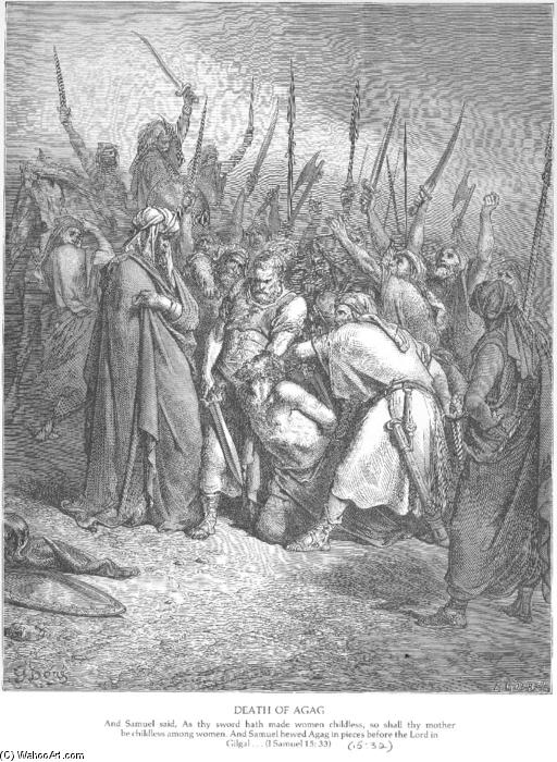 The Death Of Agag — Paul Gustave Doré