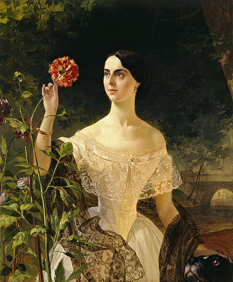 Portrait Of Sophia Shuvalova — Karl Pavlovich Bryullov