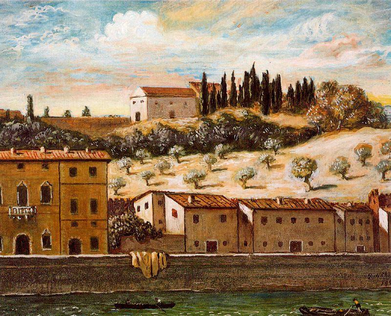 Florence, The Banks Of Arno — Ђорђе Де Кирико