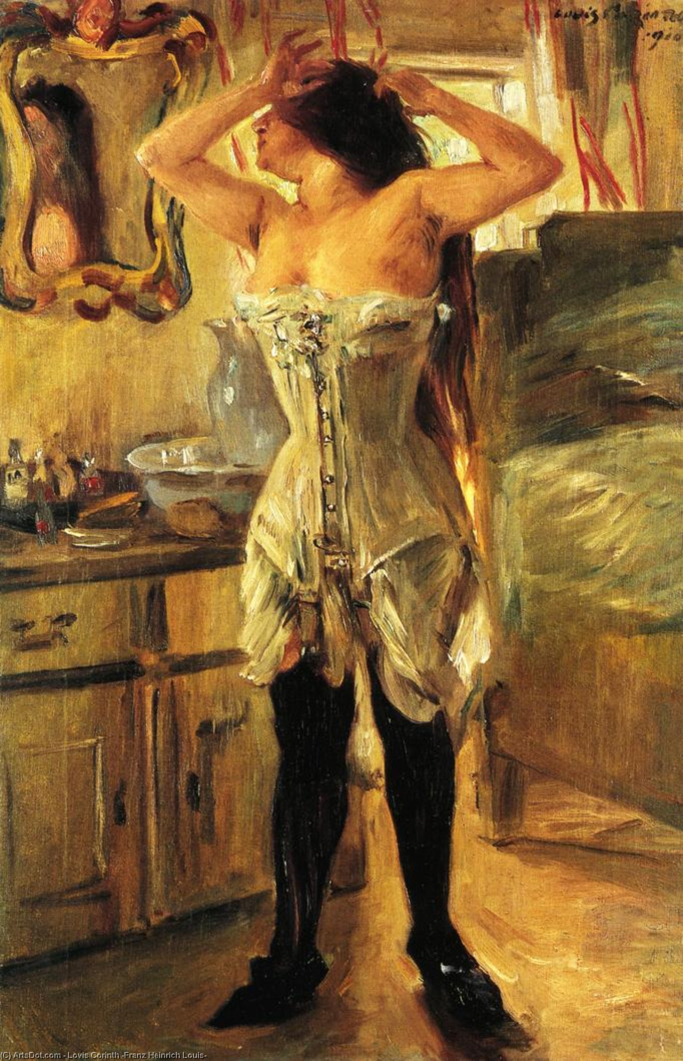 In A Corset — Lovis Corinth
