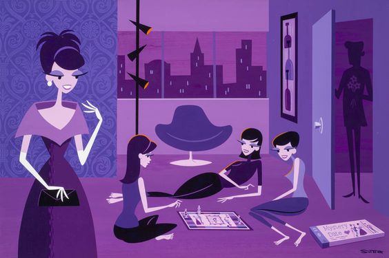 The Mysterious Caller — Josh Agle (shag)