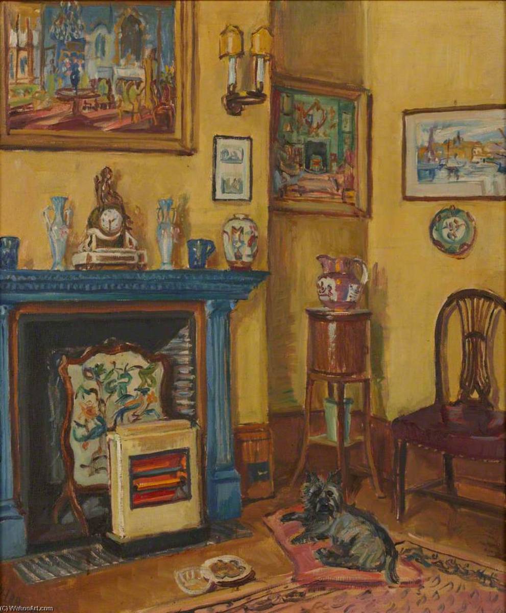 The Blue Mantlepiece — Marie Louise Roosevelt Pierrepont