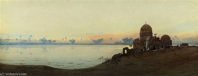 A Sheik's Tomb On The Nile — Augustus Osborne Lamplough