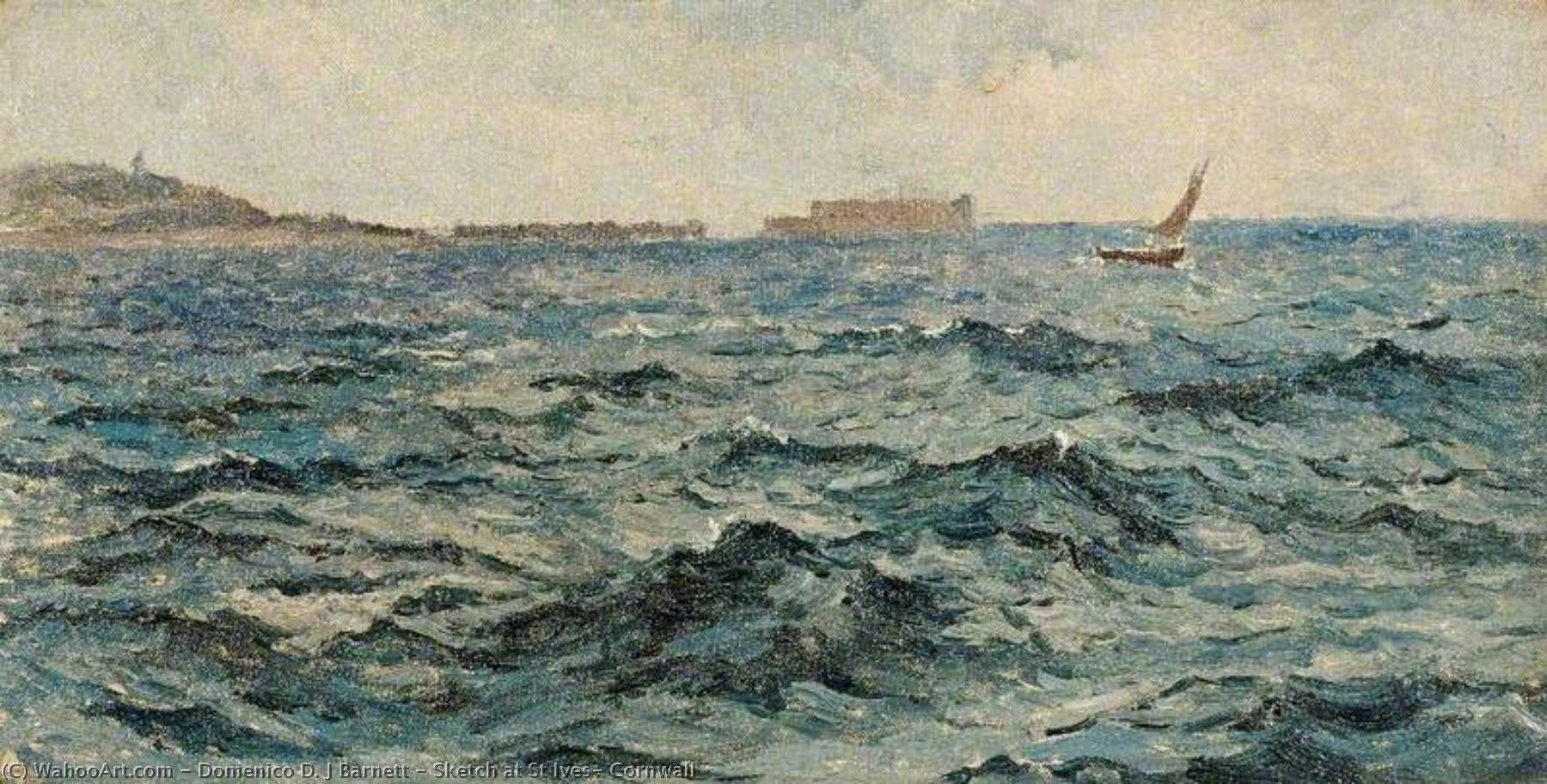 Sketch At St Ives, Cornwall — Domenico D. J Barnett